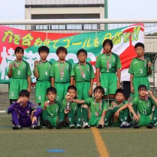 令和5年8月13日・14日・15日第39回くろしおサッカー大会に6年生が出場し、準優勝の成績を納めました。