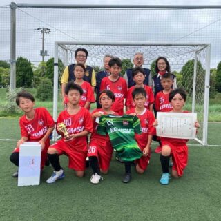 U-11の部準優勝（神栖クラブ-A）