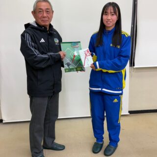 山本選手（鹿島学園）