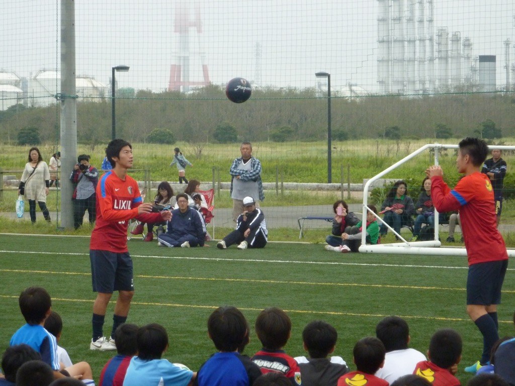 2013年 アントラーズ選手参加のおもしろサッカー教室