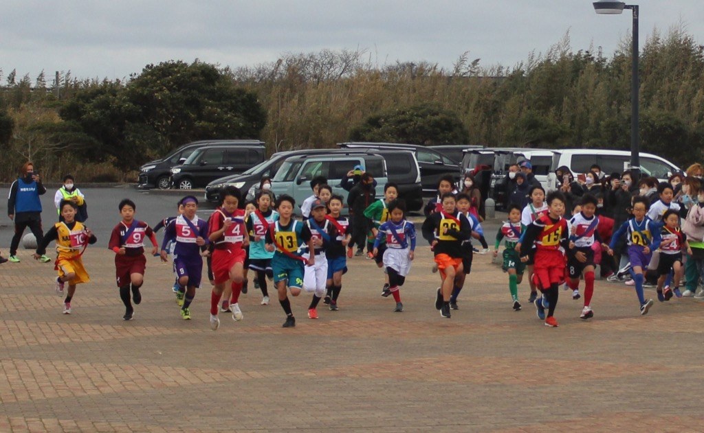 2023年1月 神栖市スポーツ少年団駅伝（総合公園）