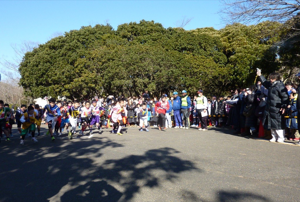 2015年1月 神栖市スポーツ少年団駅伝（神之池）