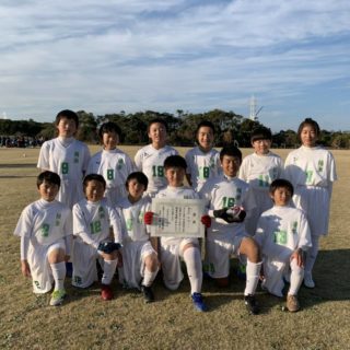6年生チーム、神栖市長杯3位パート3位。