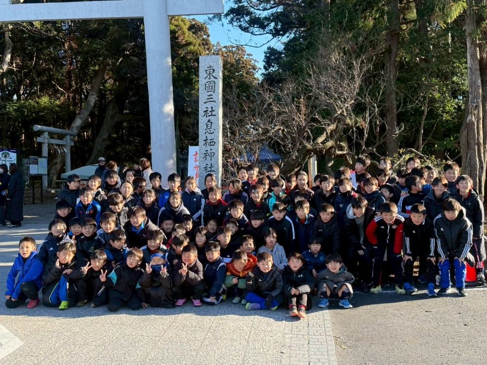 神栖サッカークラブジュニア チーム写真